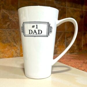 Dad Mug 10 Strawberry street/ 24 oz coffee mug/ #1 Dad